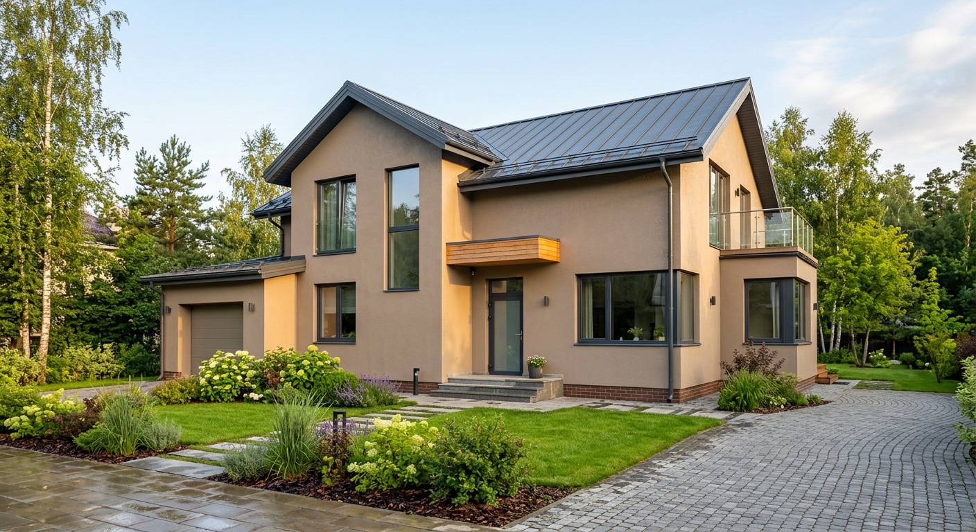 Фасад после отделки